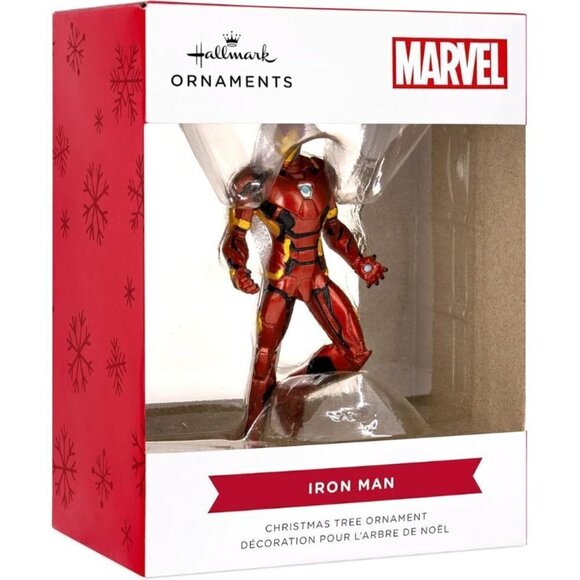 Hallmark Red Marvel Iron Man Decorative Hanging Christmas Holiday Ornament‎ - Picture 6 of 6